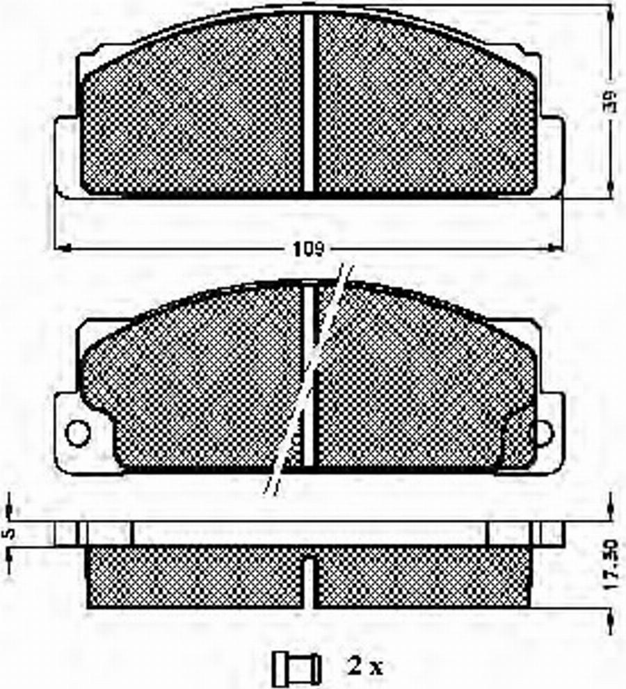 Spidan 30168 - Kit pastiglie freno, Freno a disco autozon.pro