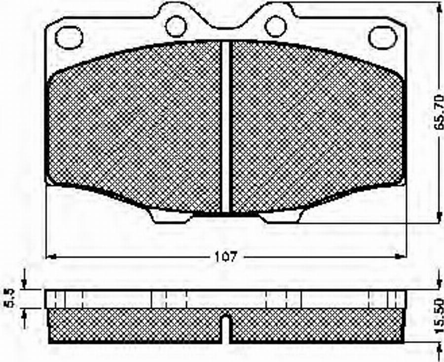 Spidan 30186 - Kit pastiglie freno, Freno a disco autozon.pro