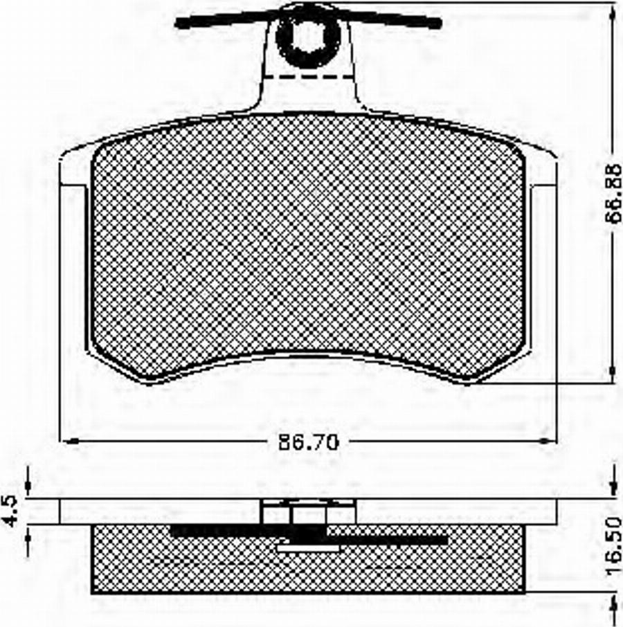 Spidan 30138 - Kit pastiglie freno, Freno a disco autozon.pro