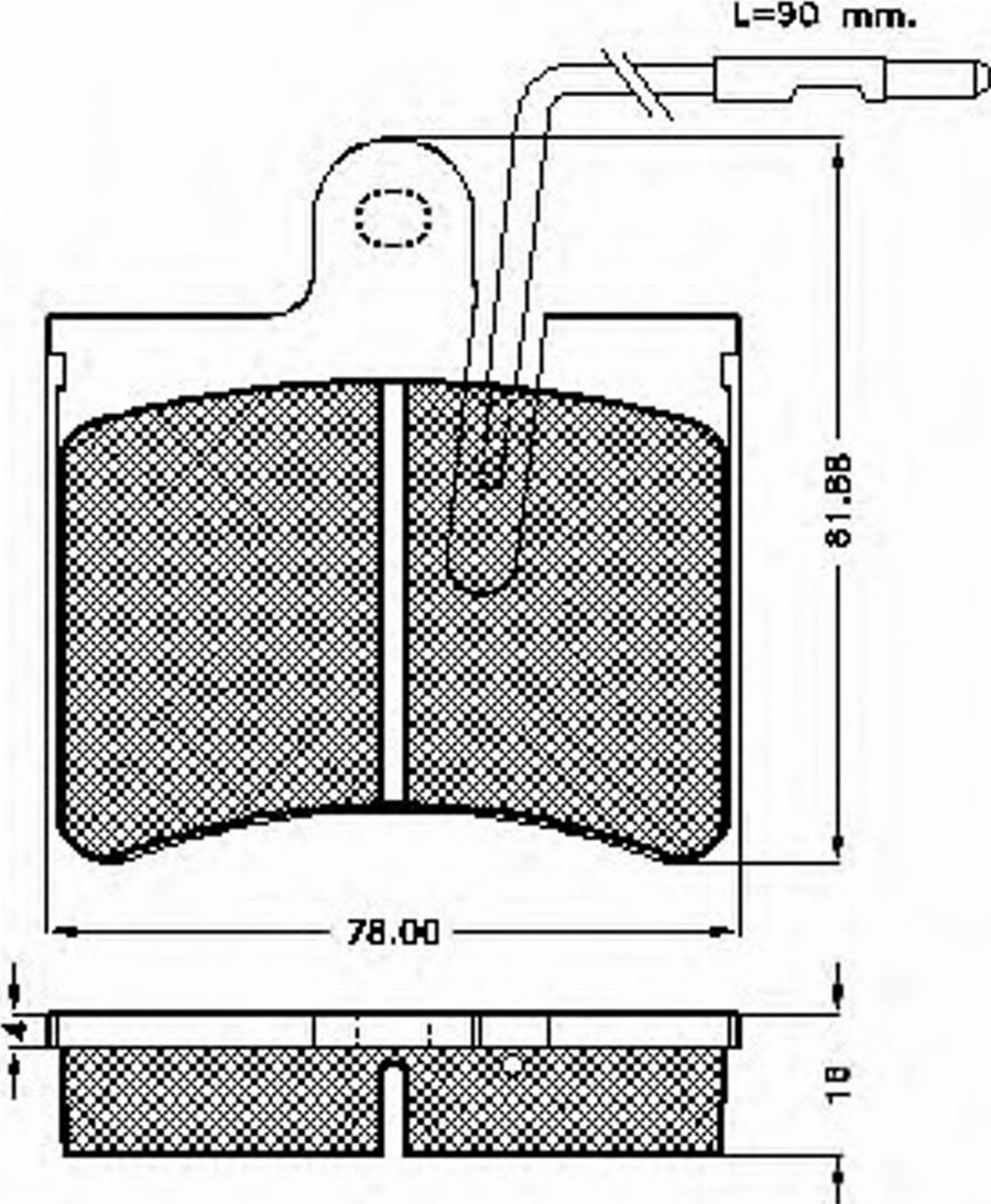 Spidan 30174 - Kit pastiglie freno, Freno a disco autozon.pro