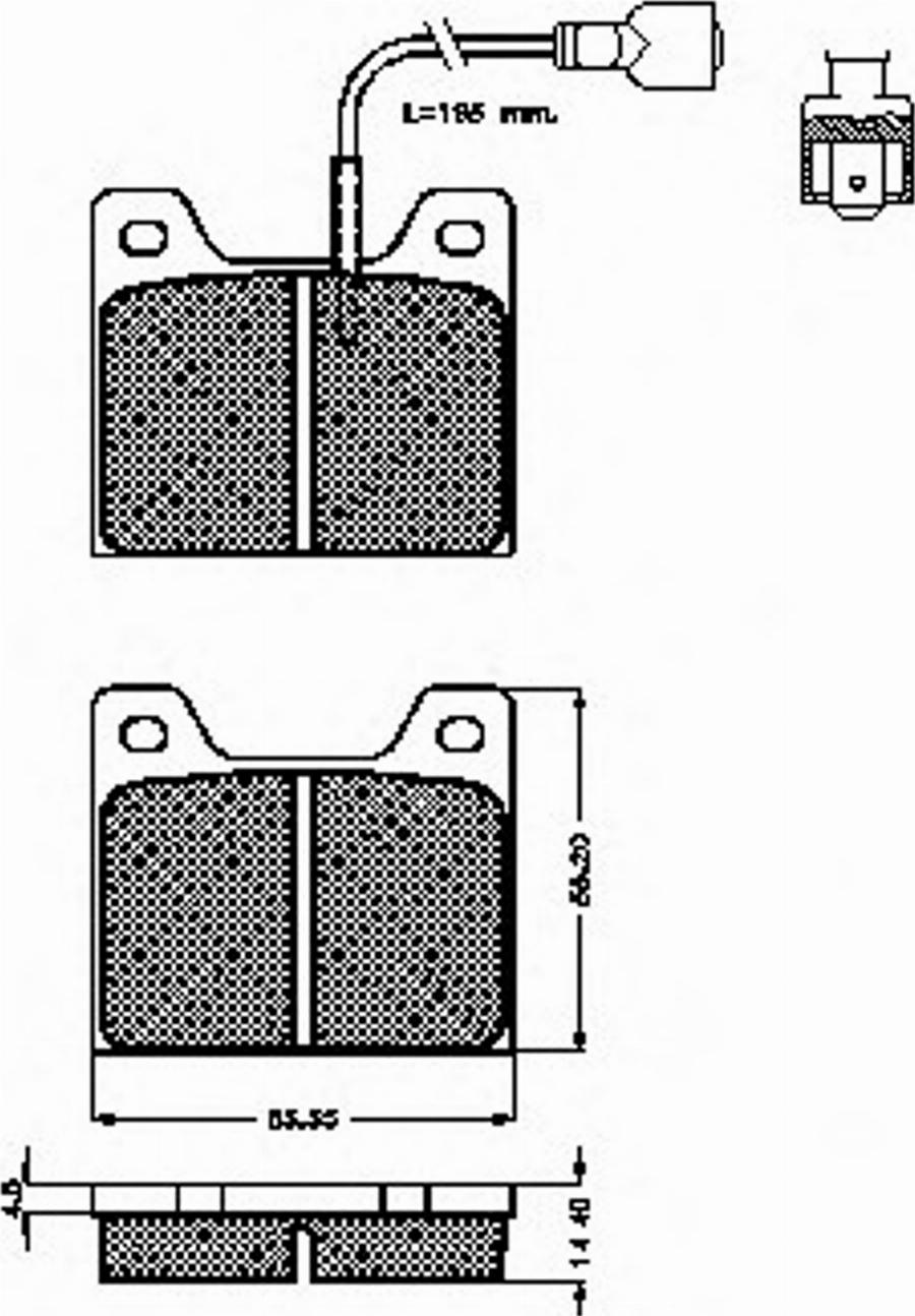 Spidan 30241 - Kit pastiglie freno, Freno a disco autozon.pro