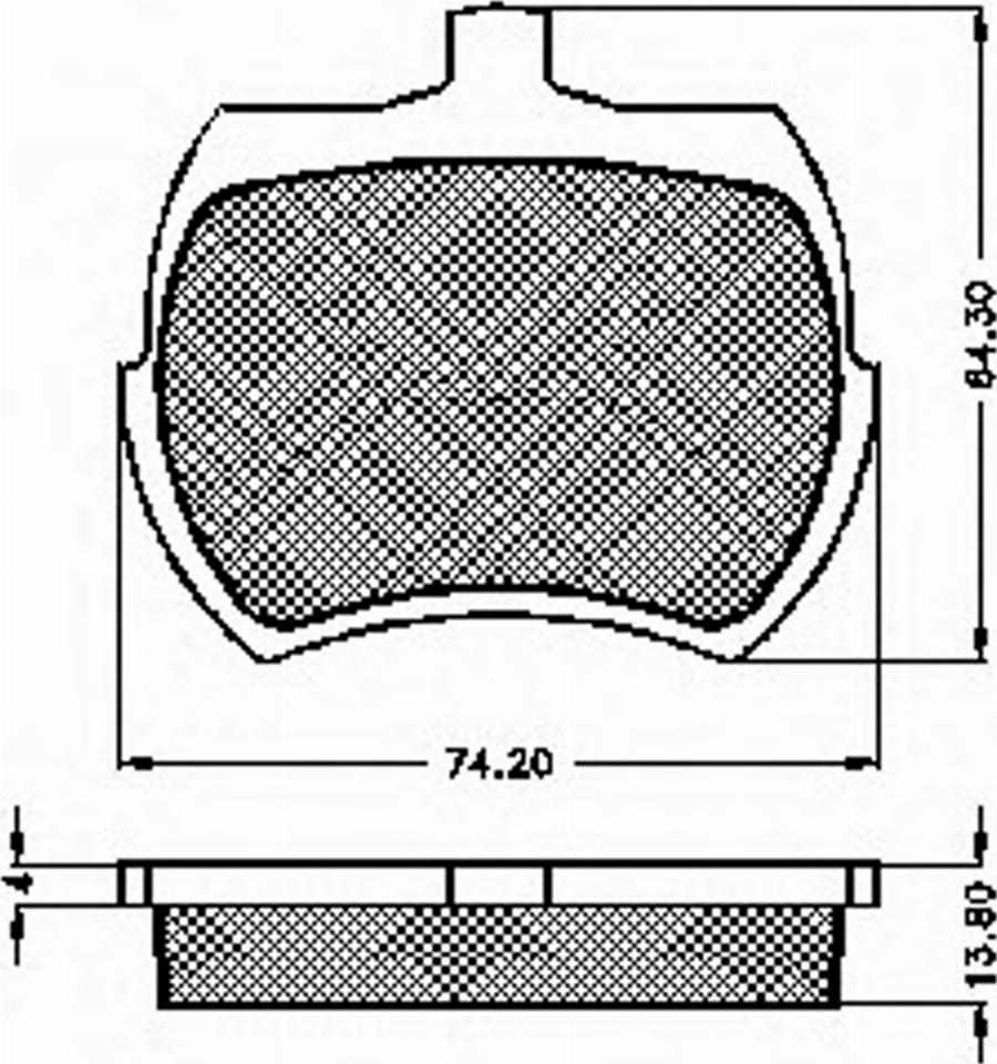 Spidan 30258 - Kit pastiglie freno, Freno a disco autozon.pro