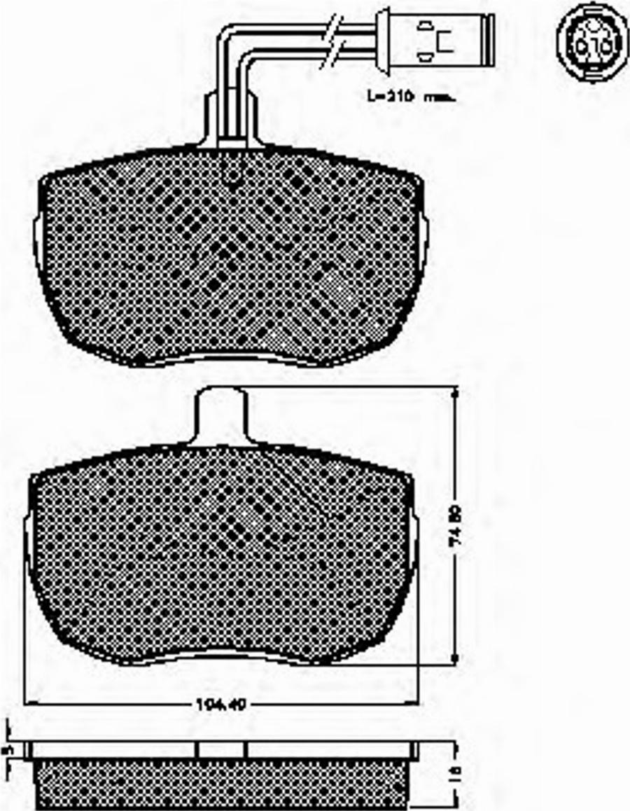 Spidan 30269 - Kit pastiglie freno, Freno a disco autozon.pro