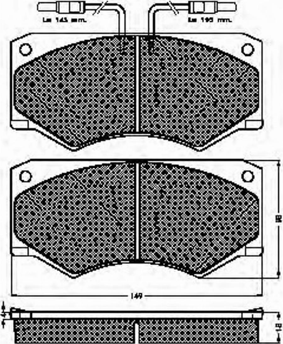 Spidan 31449 - Kit pastiglie freno, Freno a disco autozon.pro