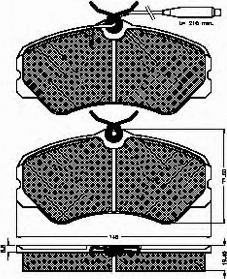 Spidan 31462 - Kit pastiglie freno, Freno a disco autozon.pro