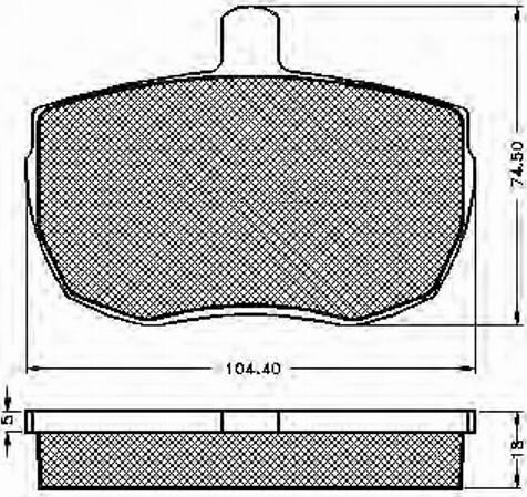 Spidan 31043 - Kit pastiglie freno, Freno a disco autozon.pro