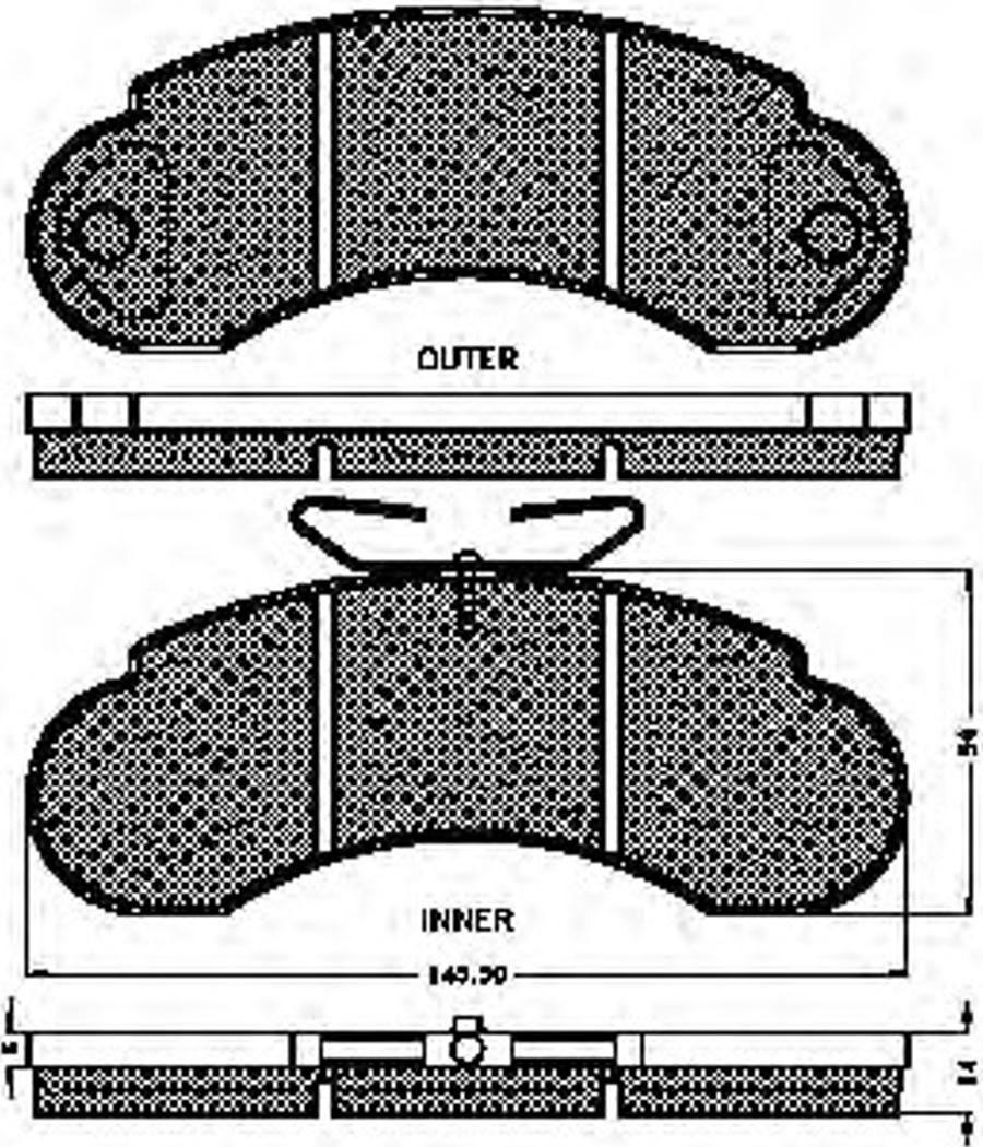 Spidan 31068 - Kit pastiglie freno, Freno a disco autozon.pro