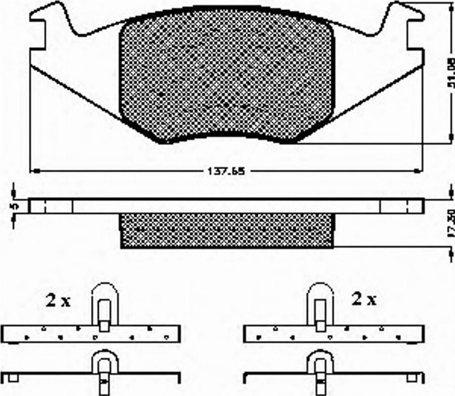 Spidan 31015 - Kit pastiglie freno, Freno a disco autozon.pro