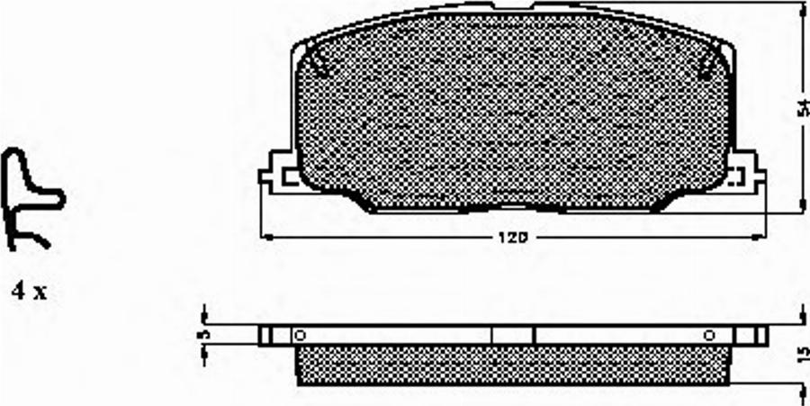 Spidan 31084 - Kit pastiglie freno, Freno a disco autozon.pro