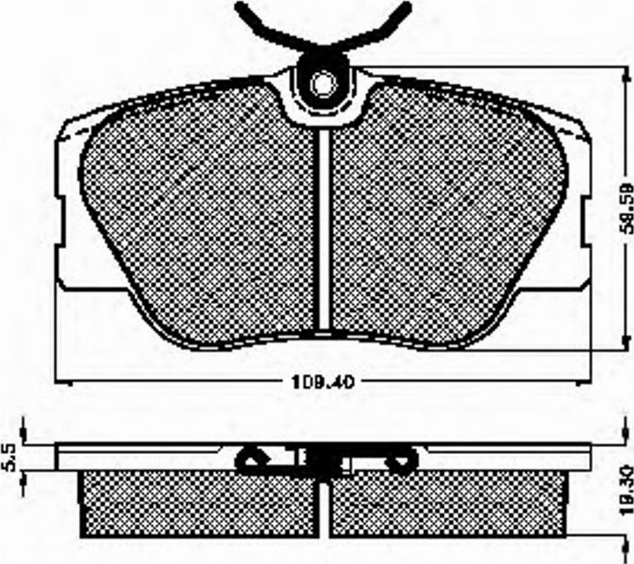 Spidan 31031 - Kit pastiglie freno, Freno a disco autozon.pro