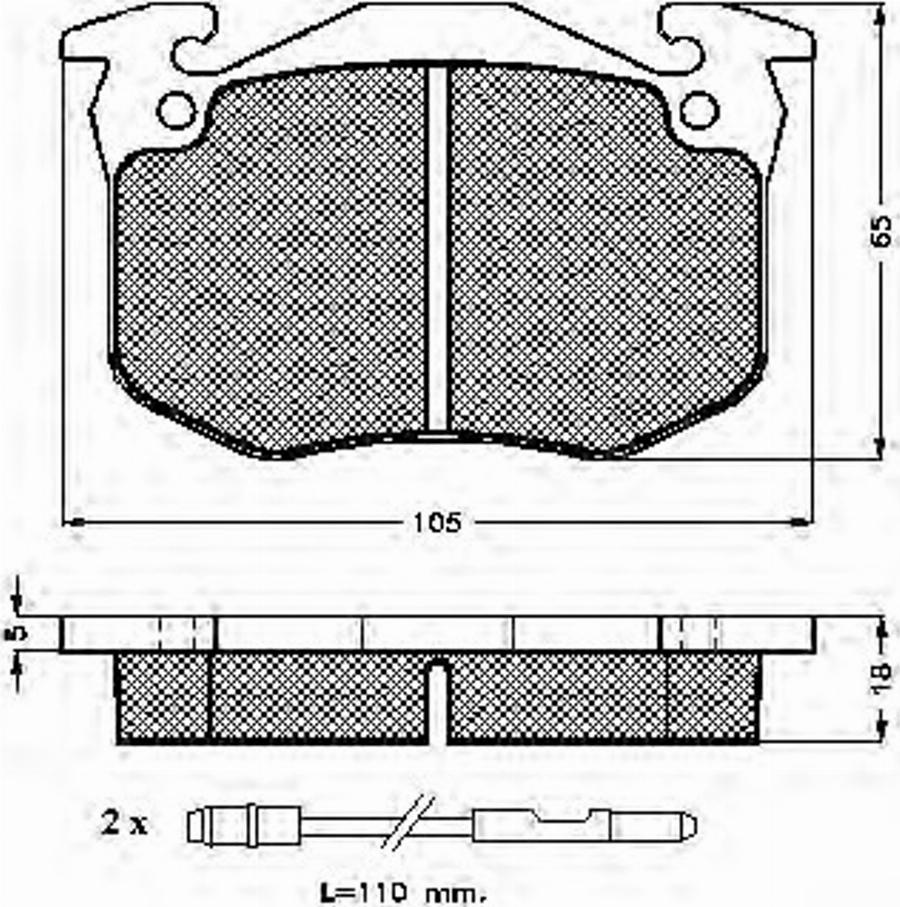 Spidan 31024 - Kit pastiglie freno, Freno a disco autozon.pro