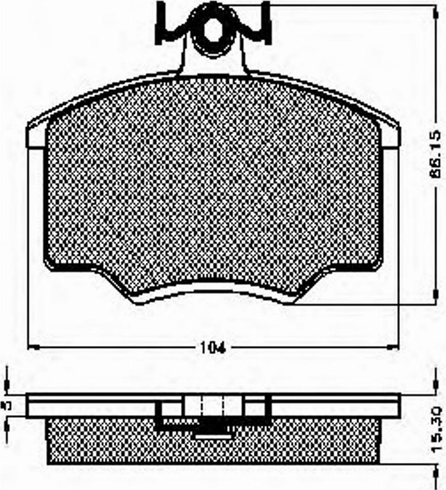 Spidan 31028 - Kit pastiglie freno, Freno a disco autozon.pro