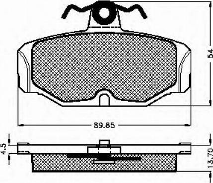 Spidan 31022 - Kit pastiglie freno, Freno a disco autozon.pro