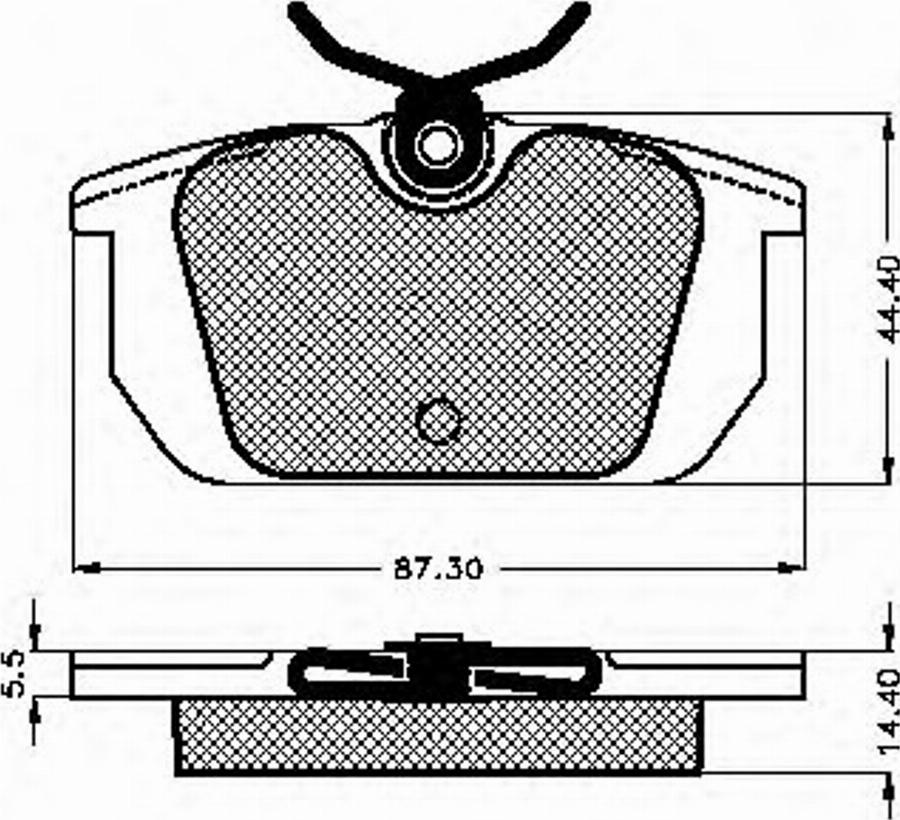 Spidan 31027 - Kit pastiglie freno, Freno a disco autozon.pro