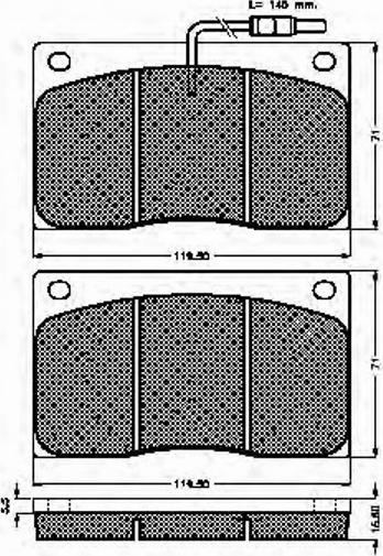 Spidan 31176 - Kit pastiglie freno, Freno a disco autozon.pro