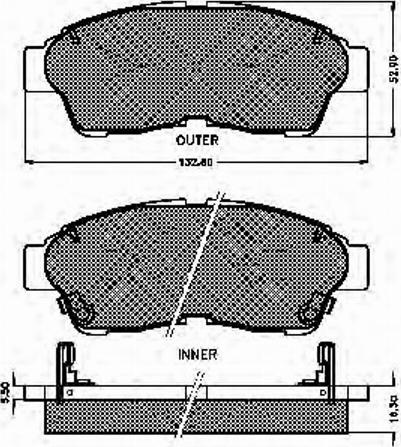 Spidan 31856 - Kit pastiglie freno, Freno a disco autozon.pro