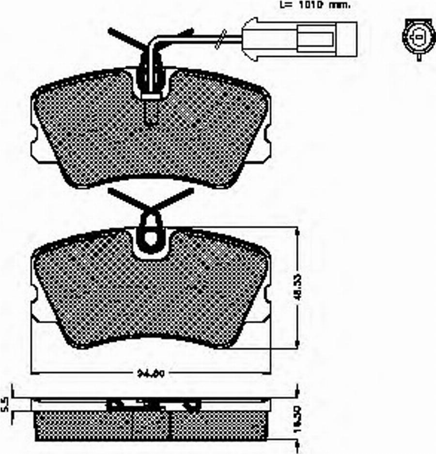 Spidan 31863 - Kit pastiglie freno, Freno a disco autozon.pro