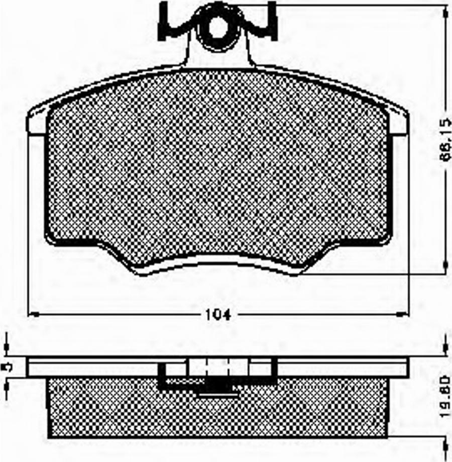 Spidan 31802 - Kit pastiglie freno, Freno a disco autozon.pro