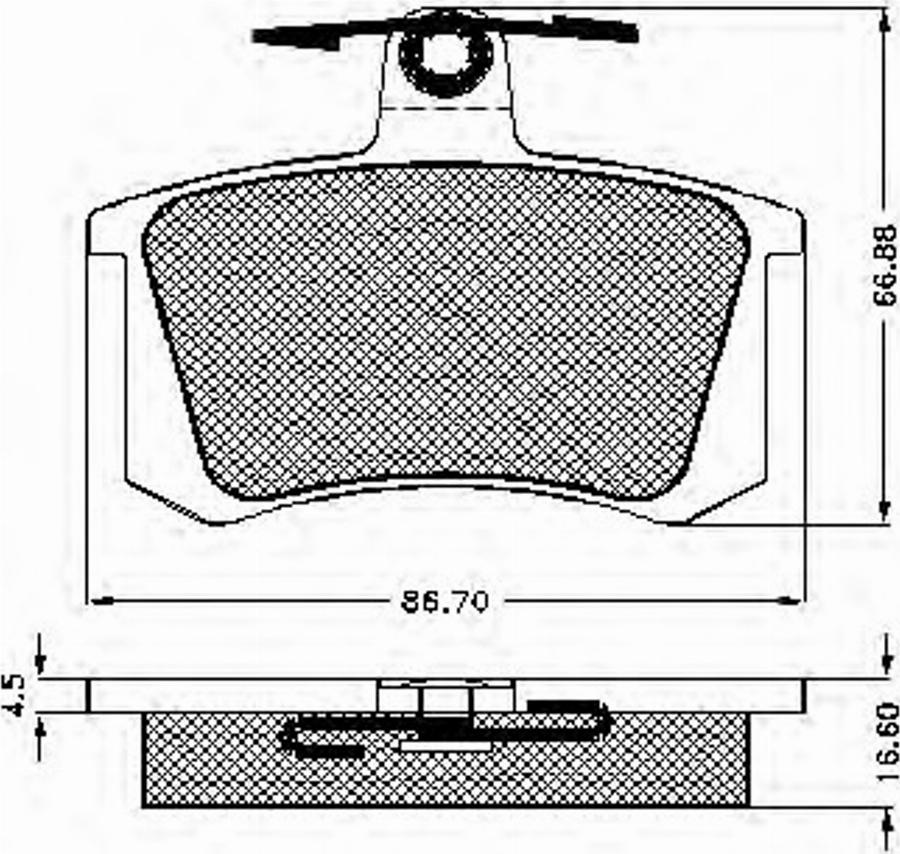 Spidan 31810 - Kit pastiglie freno, Freno a disco autozon.pro