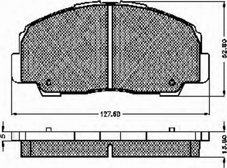 Spidan 31833 - Kit pastiglie freno, Freno a disco autozon.pro