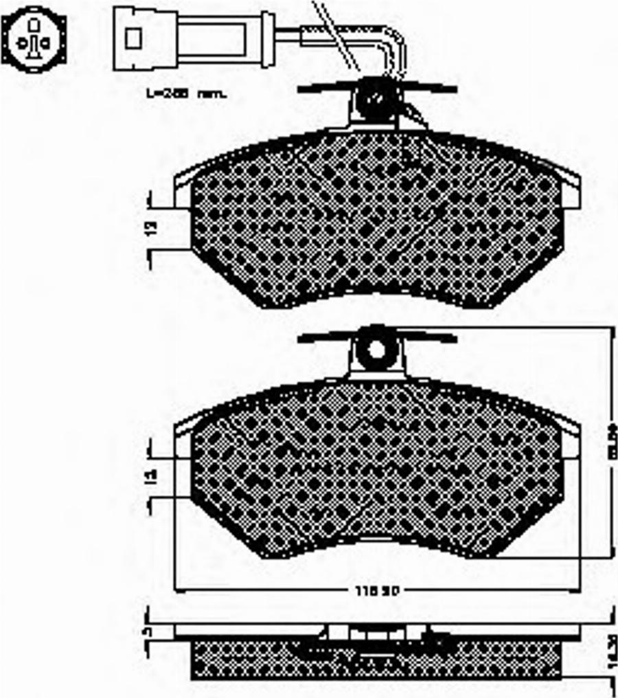 Spidan 31832 - Kit pastiglie freno, Freno a disco autozon.pro