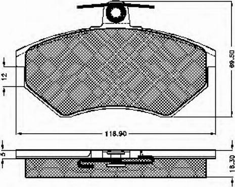 Spidan 31837 - Kit pastiglie freno, Freno a disco autozon.pro