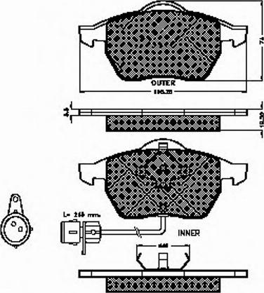 Spidan 31873 - Kit pastiglie freno, Freno a disco autozon.pro