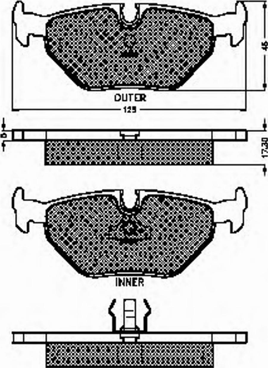 Spidan 31343 - Kit pastiglie freno, Freno a disco autozon.pro