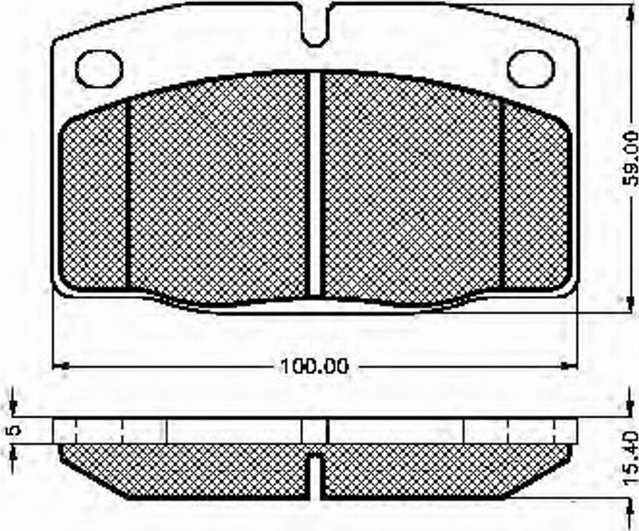 Spidan 31249 - Kit pastiglie freno, Freno a disco autozon.pro