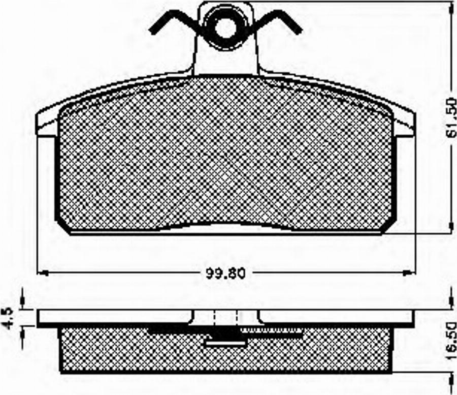 Spidan 31285 - Kit pastiglie freno, Freno a disco autozon.pro