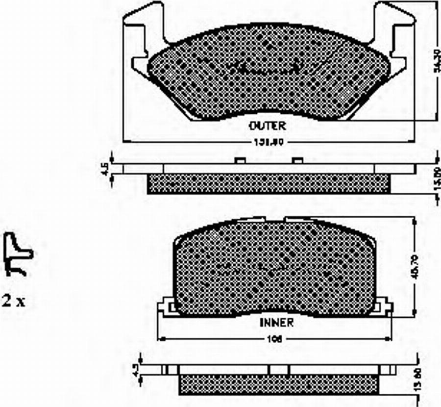 Spidan 31799 - Kit pastiglie freno, Freno a disco autozon.pro