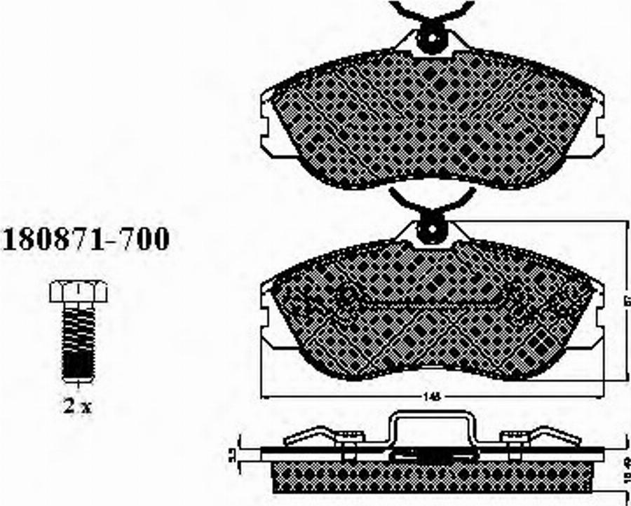 Spidan 31746 - Kit pastiglie freno, Freno a disco autozon.pro