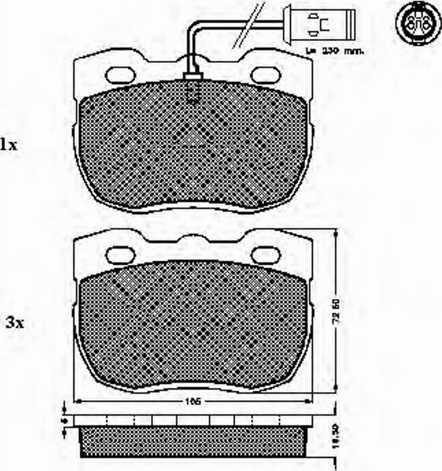 Spidan 31754 - Kit pastiglie freno, Freno a disco autozon.pro