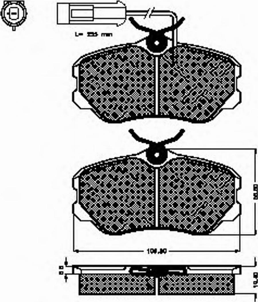 Spidan 31731 - Kit pastiglie freno, Freno a disco autozon.pro