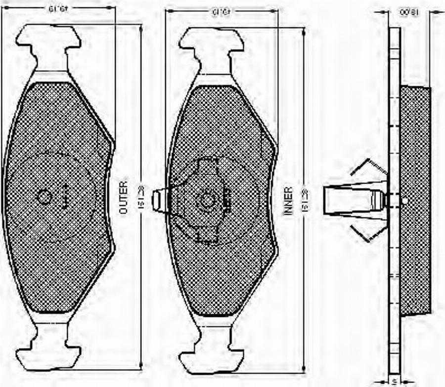 Spidan 32906 - Kit pastiglie freno, Freno a disco autozon.pro