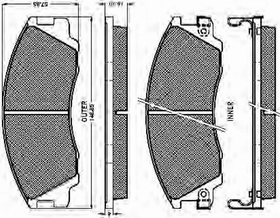 Spidan 32459 - Kit pastiglie freno, Freno a disco autozon.pro