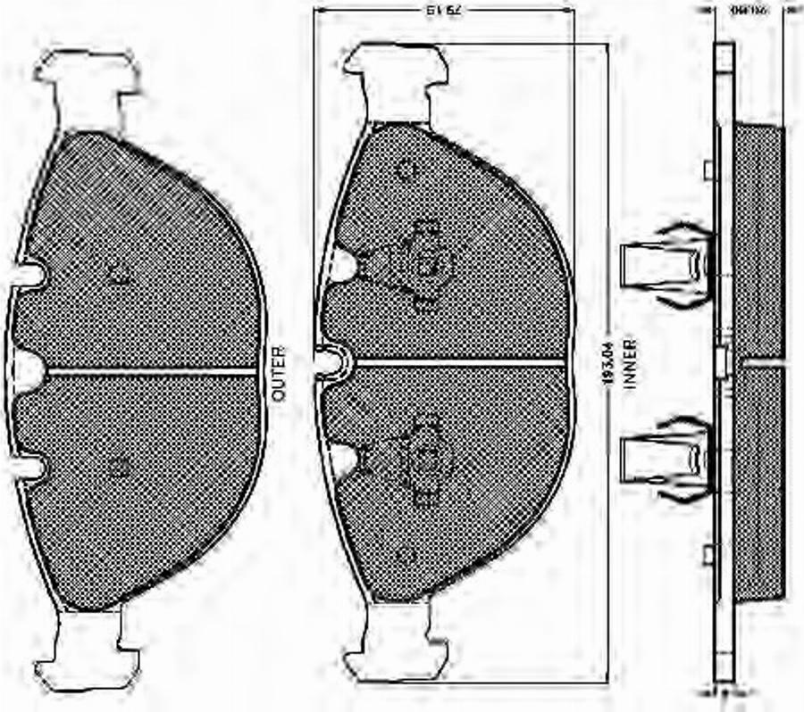 Spidan 32465 - Kit pastiglie freno, Freno a disco autozon.pro