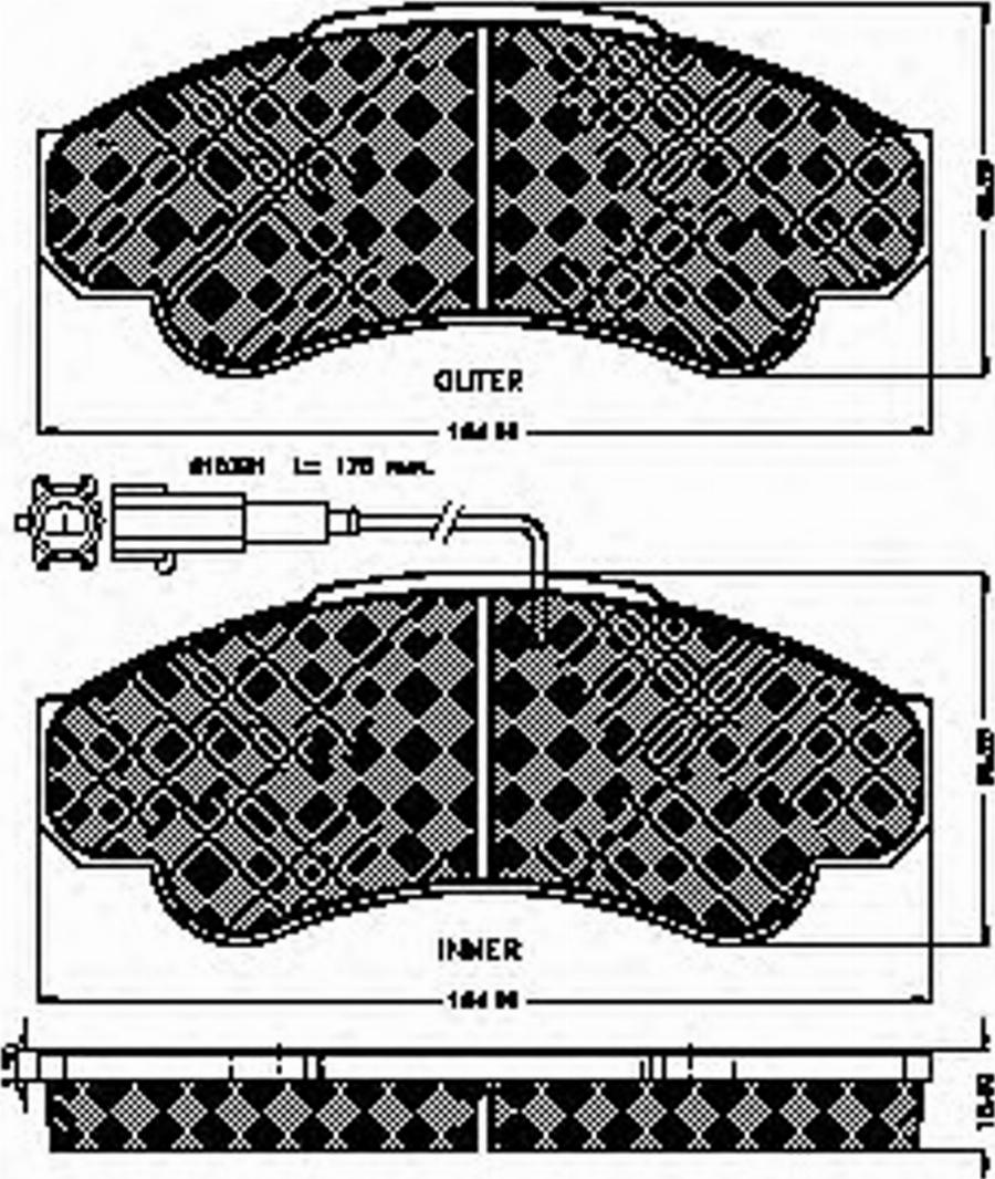 Spidan 32428 - Kit pastiglie freno, Freno a disco autozon.pro