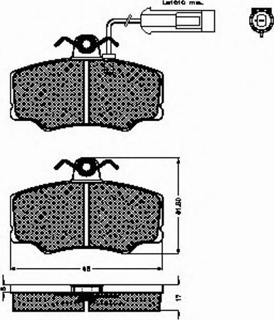 Spidan 32544 - Kit pastiglie freno, Freno a disco autozon.pro