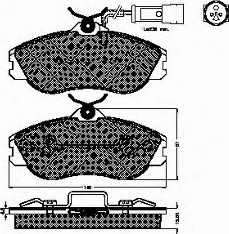 Spidan 32541 - Kit pastiglie freno, Freno a disco autozon.pro