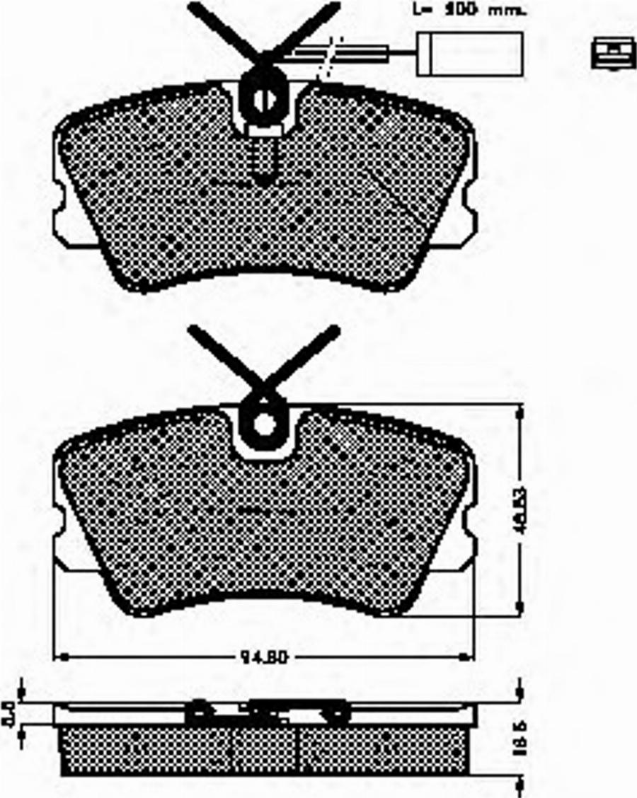 Spidan 32542 - Kit pastiglie freno, Freno a disco autozon.pro