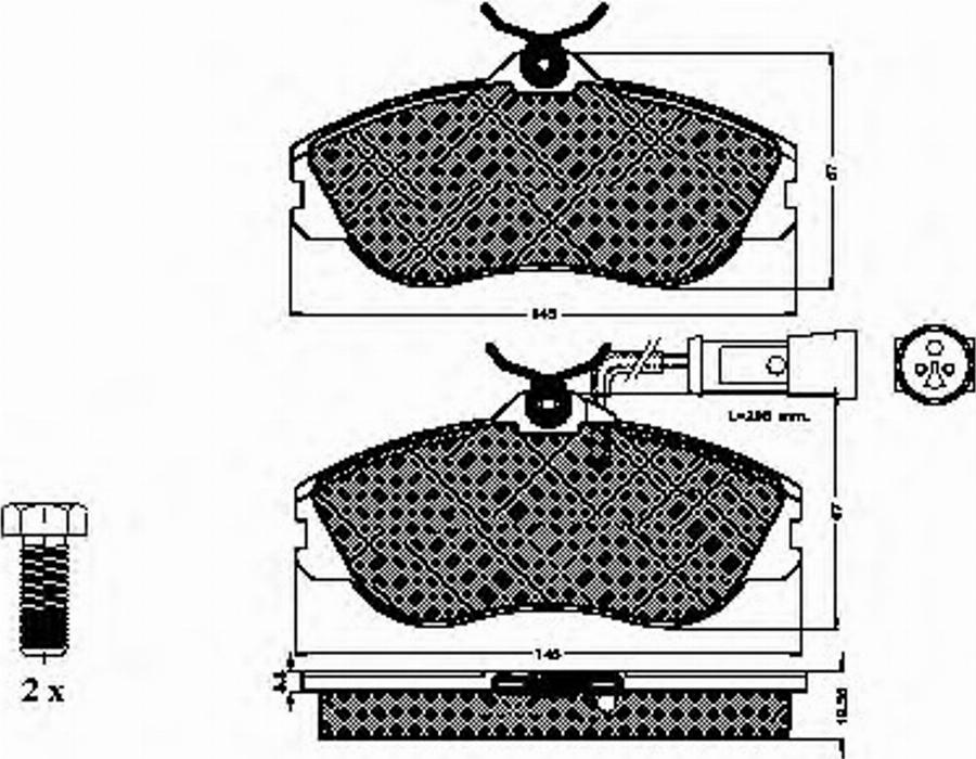 Spidan 32547 - Kit pastiglie freno, Freno a disco autozon.pro