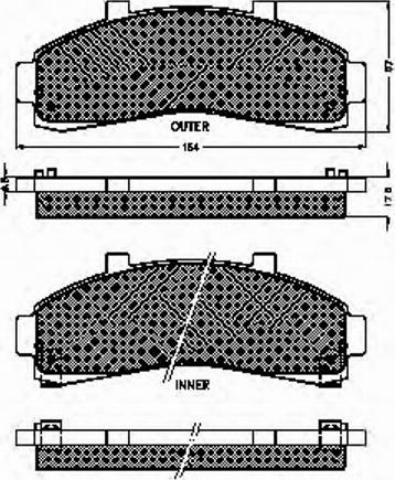 Spidan 32550 - Kit pastiglie freno, Freno a disco autozon.pro