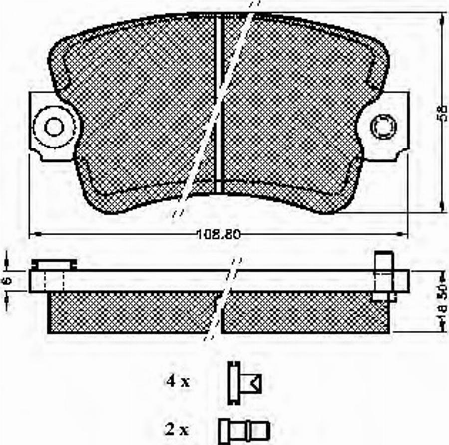 Spidan 32565 - Kit pastiglie freno, Freno a disco autozon.pro