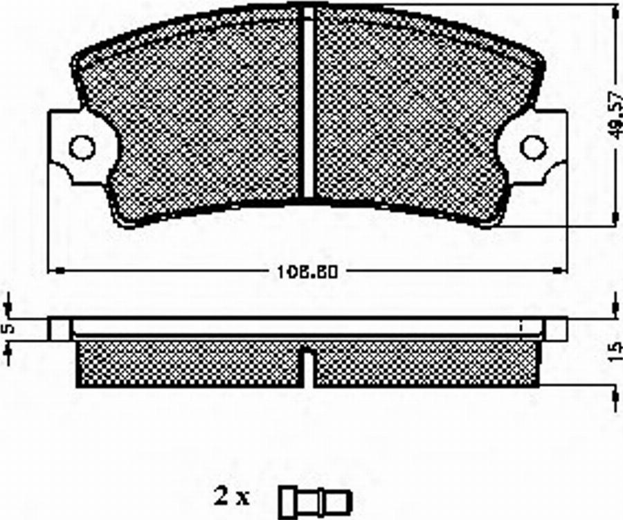 Spidan 32563 - Kit pastiglie freno, Freno a disco autozon.pro