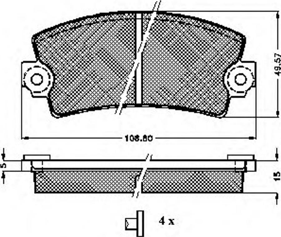 Spidan 32580 - Kit pastiglie freno, Freno a disco autozon.pro