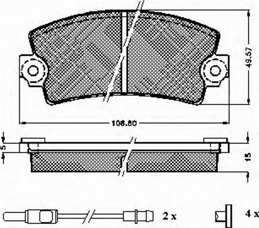 Spidan 32581 - Kit pastiglie freno, Freno a disco autozon.pro