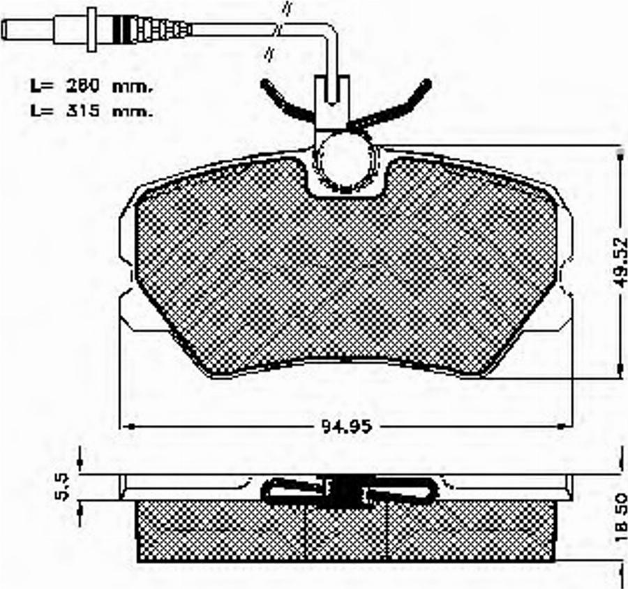 Spidan 32579 - Kit pastiglie freno, Freno a disco autozon.pro