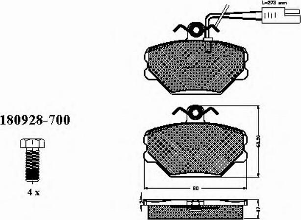 Spidan 32646 - Kit pastiglie freno, Freno a disco autozon.pro