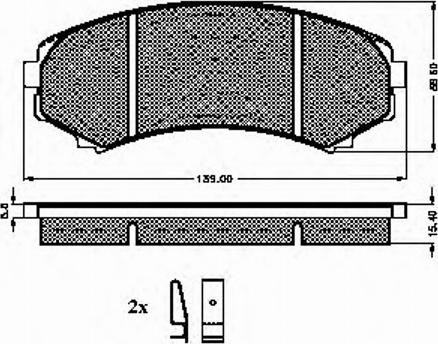 Spidan 32660 - Kit pastiglie freno, Freno a disco autozon.pro